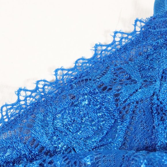 NWT Anemone Unlined Bralette in Bright Blue - Picture 5 of 10